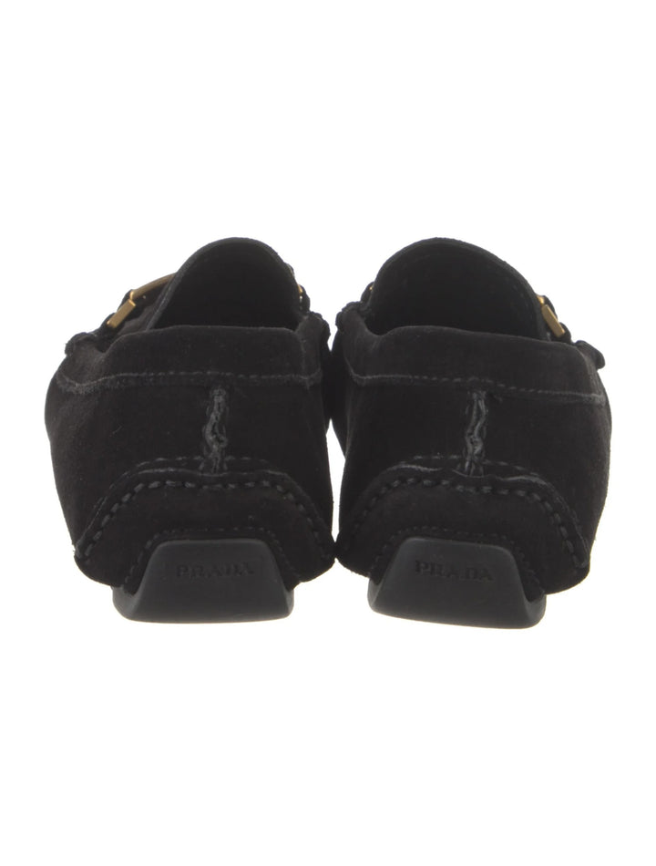 PRADA SUEDE DRIVER LOAFERS