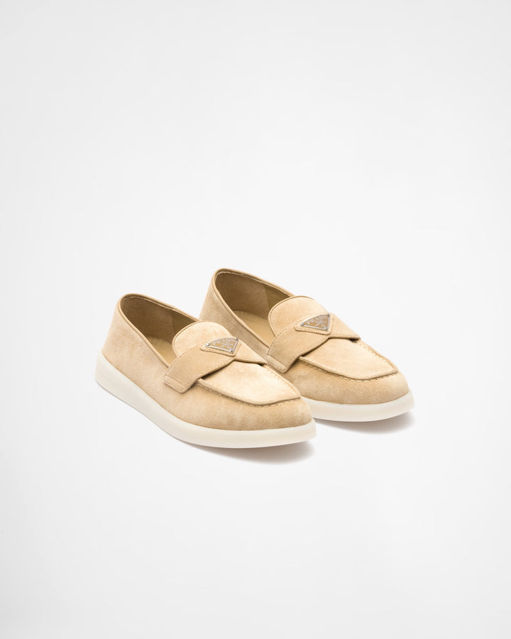 PRADA SUEDE LEATHER LADIES LOAFERS