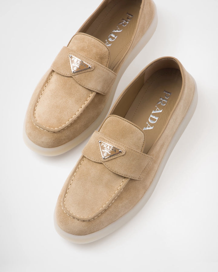 PRADA SUEDE LEATHER LADIES LOAFERS