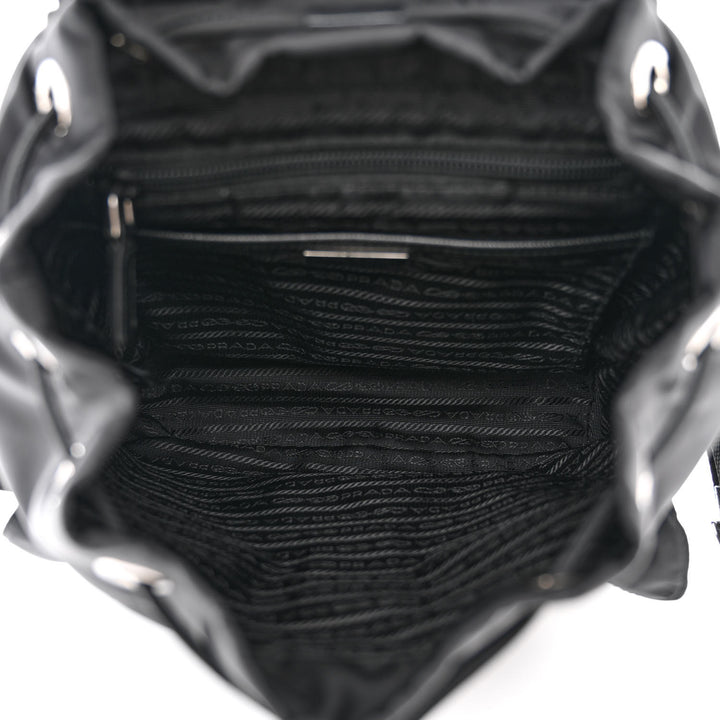 PRADA TESSUTO NYLON SAFFIANO SMALL BACKPACK