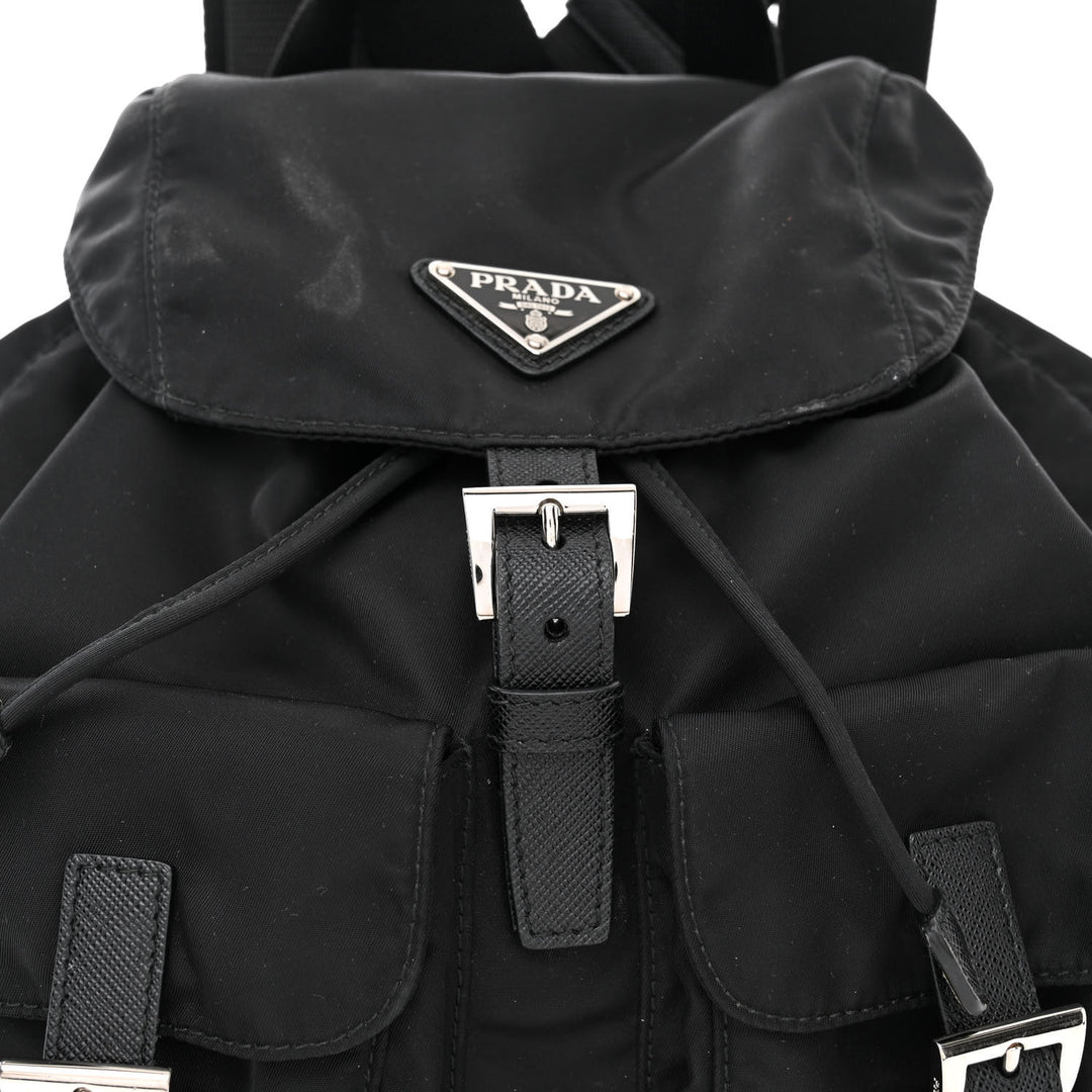 PRADA TESSUTO NYLON SAFFIANO SMALL BACKPACK
