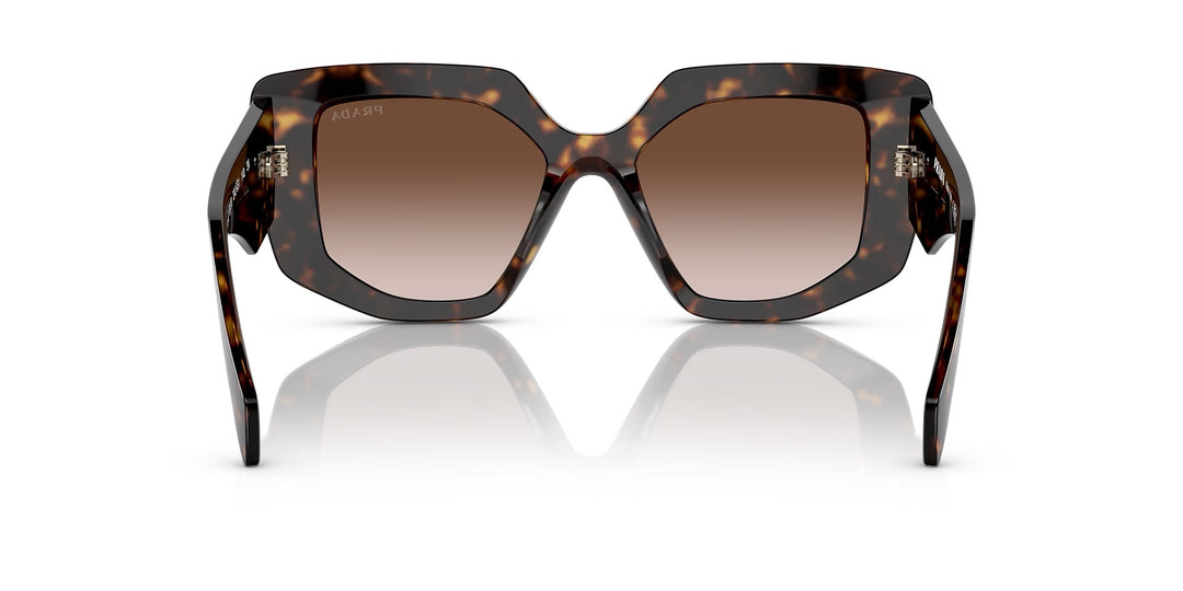 PRADA TORTOISE SQUARE SUNGLASSES PR14ZS