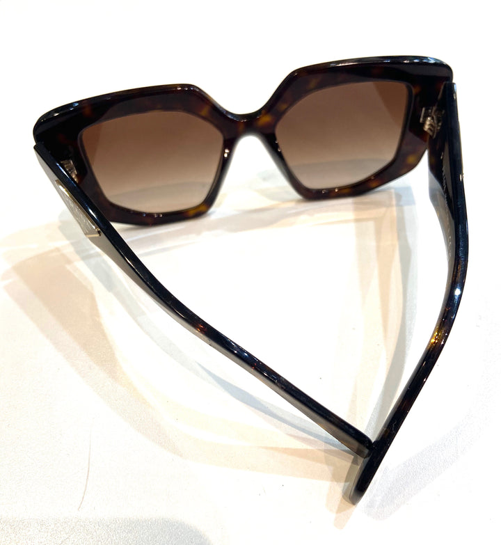 PRADA TORTOISE SQUARE SUNGLASSES PR14ZS