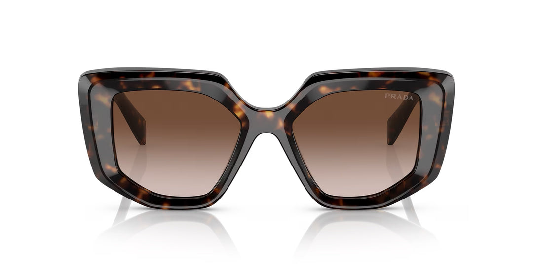 PRADA TORTOISE SQUARE SUNGLASSES PR14ZS