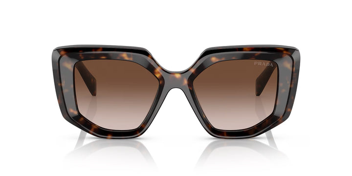 PRADA TORTOISE SQUARE SUNGLASSES PR14ZS