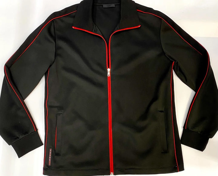 PRADA LINEA ROSSA LOGO ZIP MEN&