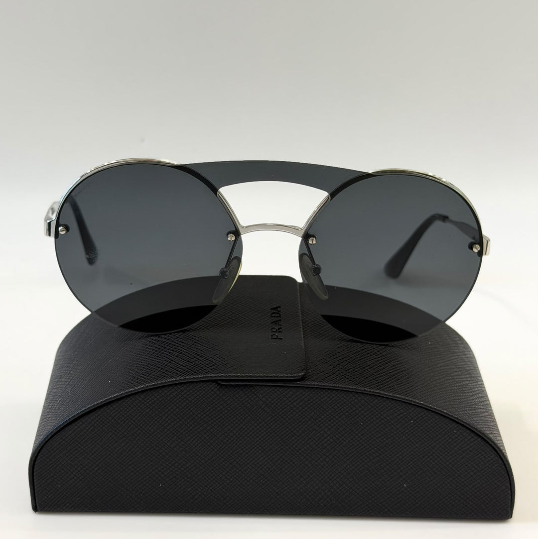PRADA 65T CINEMA ROUND SUNGLASSES
