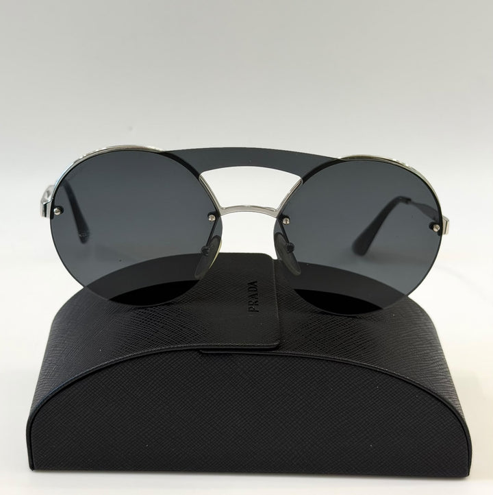 PRADA 65T CINEMA ROUND SUNGLASSES