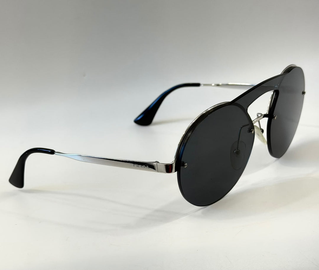 PRADA 65T CINEMA ROUND SUNGLASSES