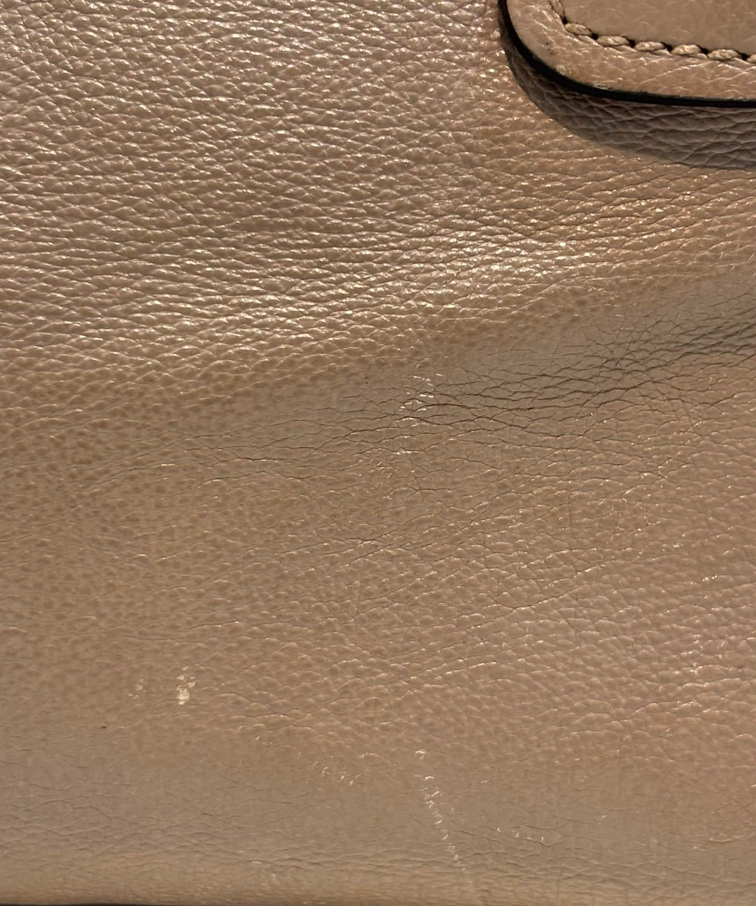 PRADA GLACE LEATHER TWIN POCKET DOUBLE HANDLE TOTE BAG