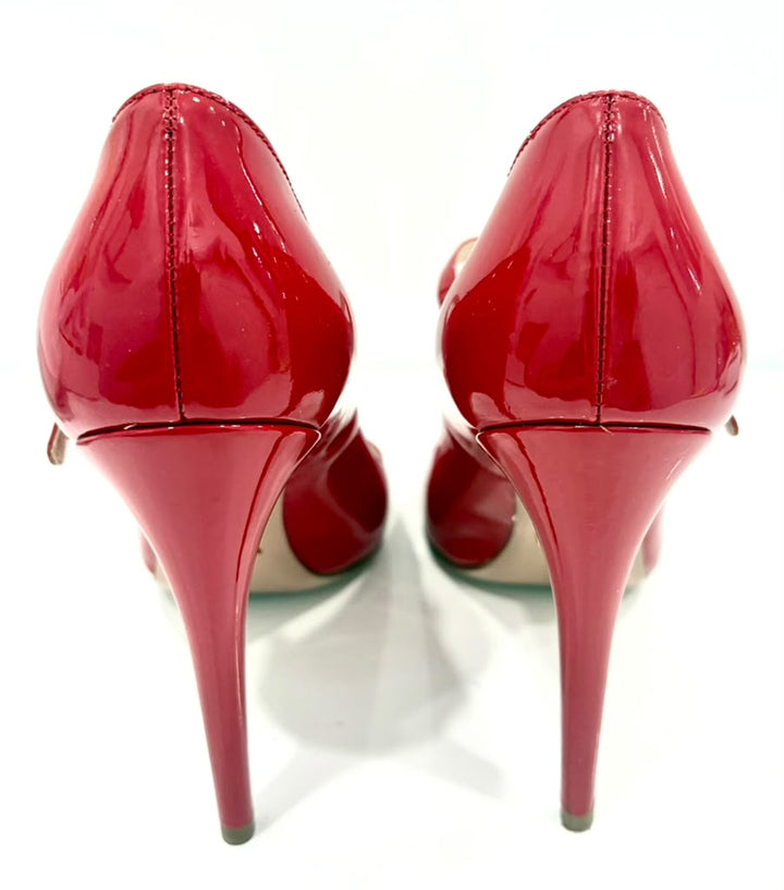PRADA PATENT LEATHER MARY JANE PUMPS
