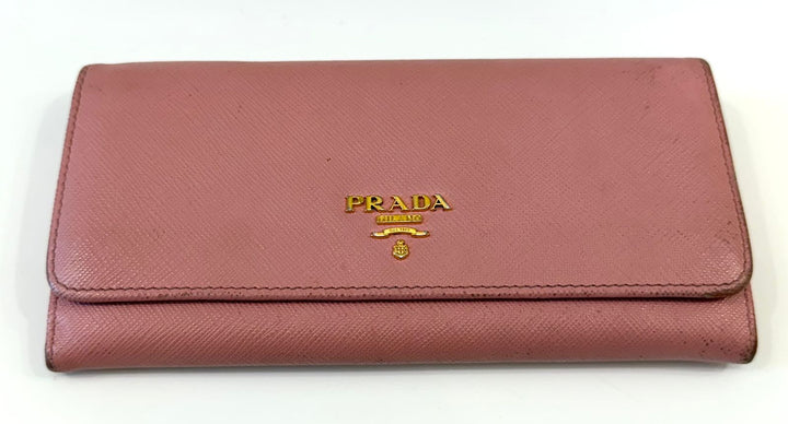 PRADA SAFFIANO LEATHER CONTINENTAL WALLET