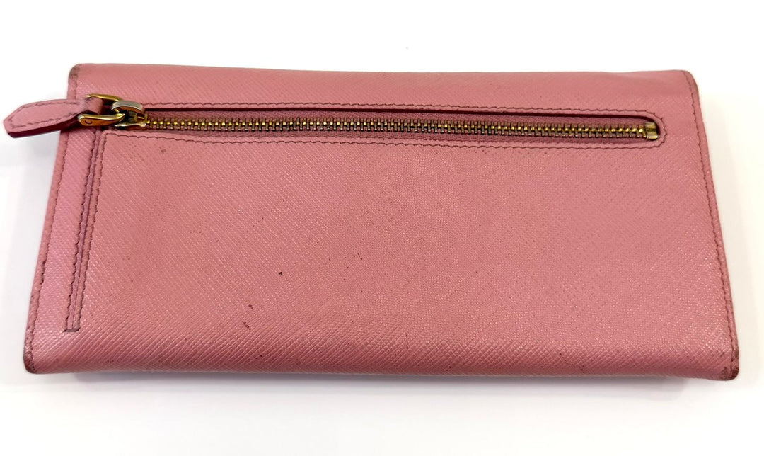 PRADA SAFFIANO LEATHER CONTINENTAL WALLET