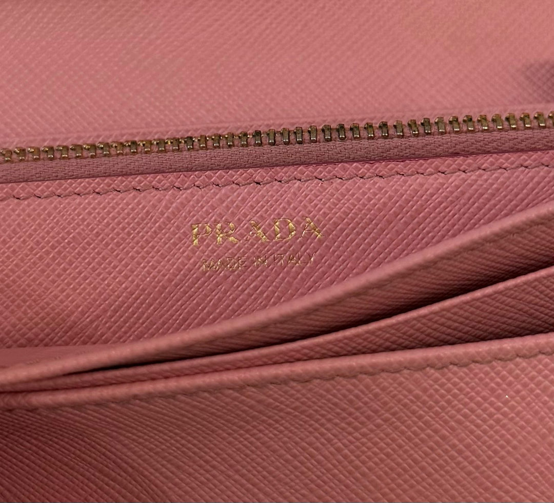 PRADA SAFFIANO LEATHER CONTINENTAL WALLET