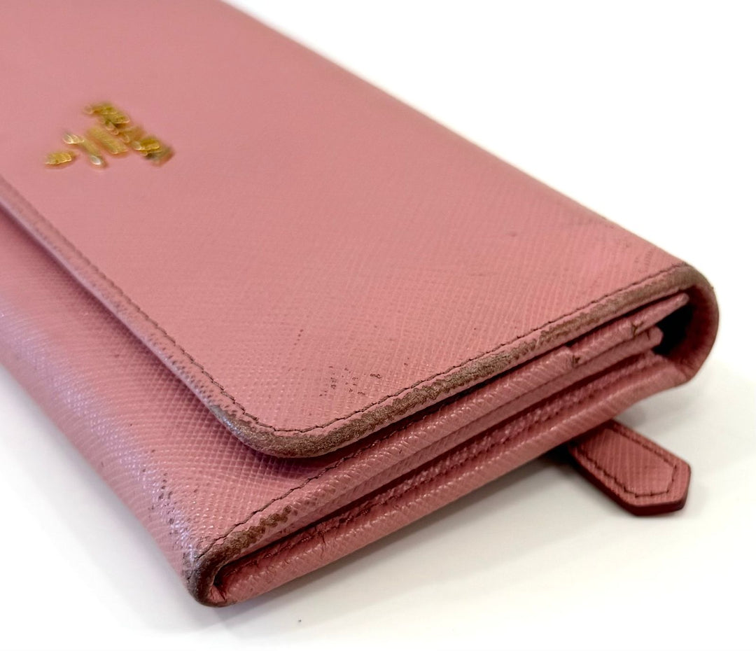 PRADA SAFFIANO LEATHER CONTINENTAL WALLET