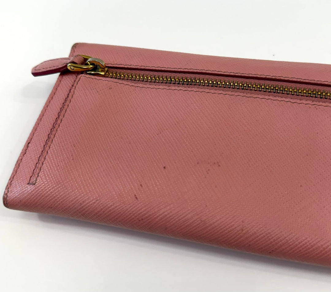 PRADA SAFFIANO LEATHER CONTINENTAL WALLET