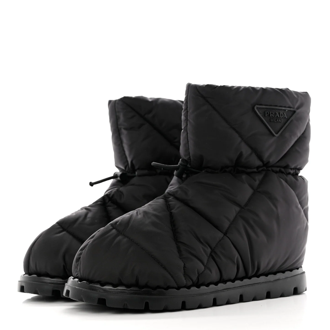 PRADA RE-NYLON PIUMA PADDED BOOTS