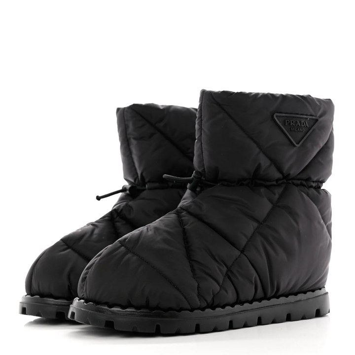 PRADA RE-NYLON PIUMA PADDED BOOTS