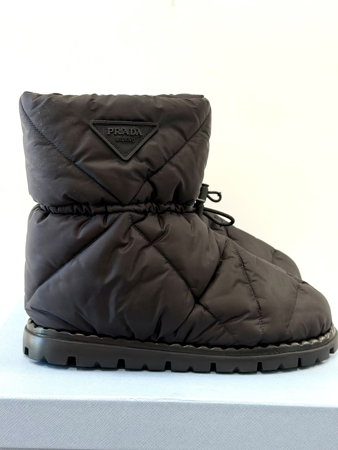 PRADA RE-NYLON PIUMA PADDED BOOTS