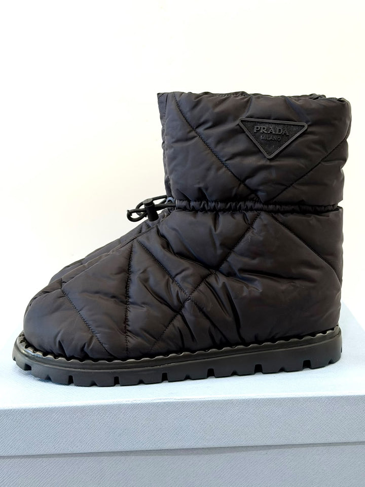 PRADA RE-NYLON PIUMA PADDED BOOTS