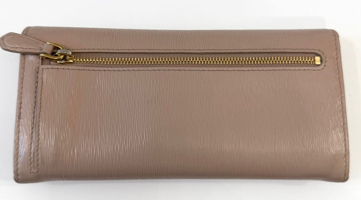 PRADA SAFFIANO BIFOLD CONTINTENTAL FLAP WALLET