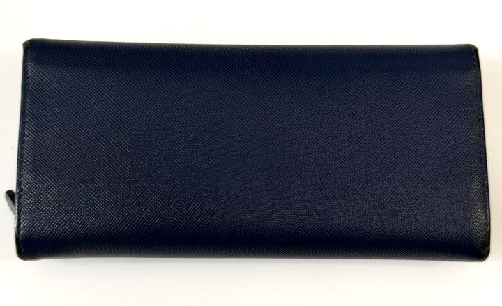 PRADA SAFFIANO LEATHER CONTINENTAL FLAP WALLET