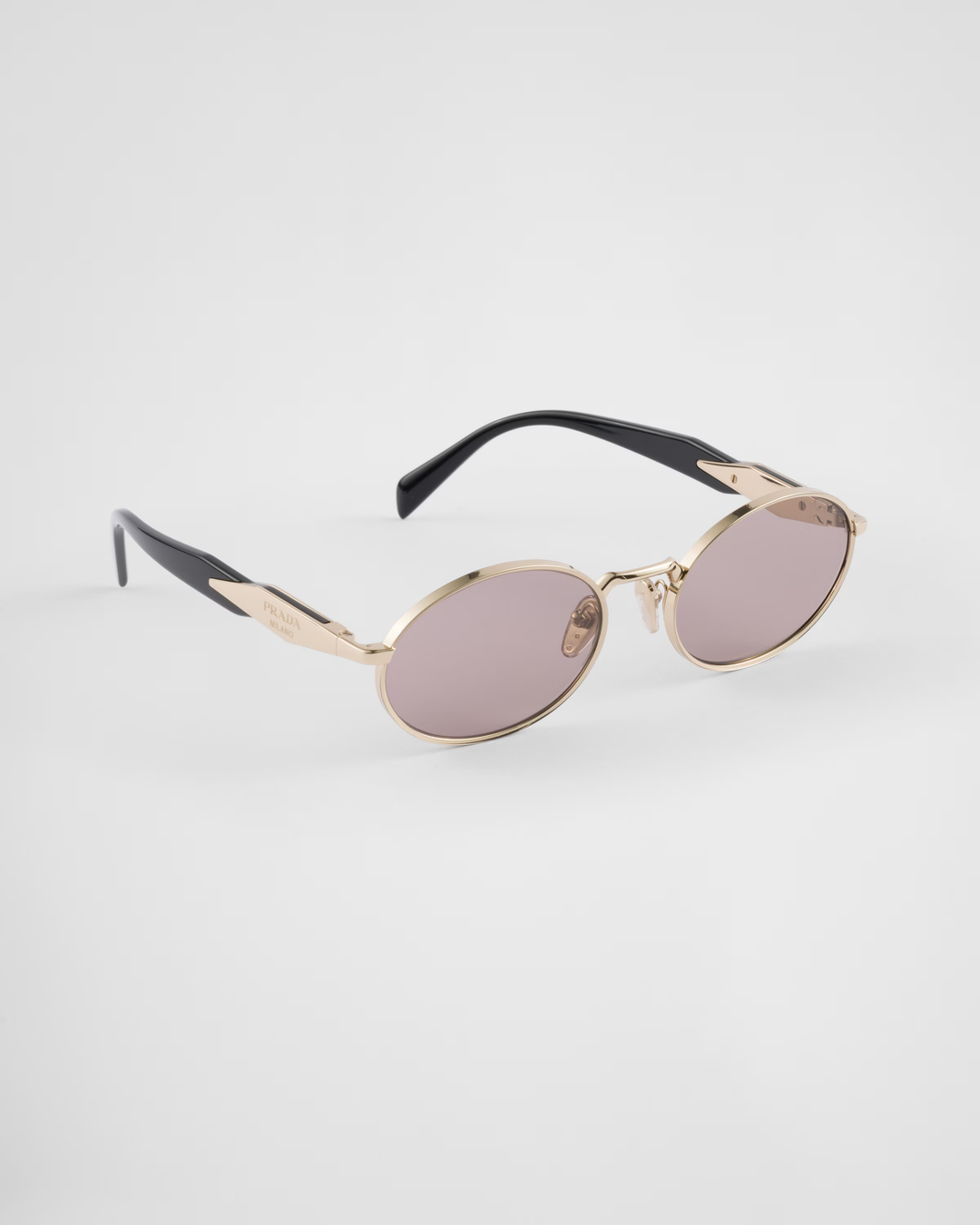 PRADA SPR65Z OVAL SUNGLASSES