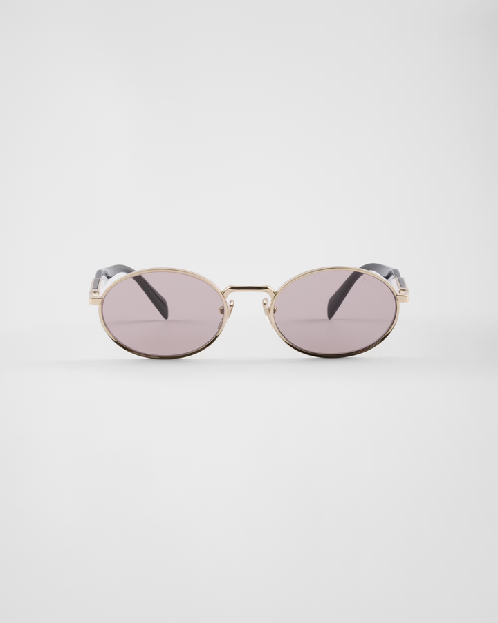 PRADA SPR65Z OVAL SUNGLASSES