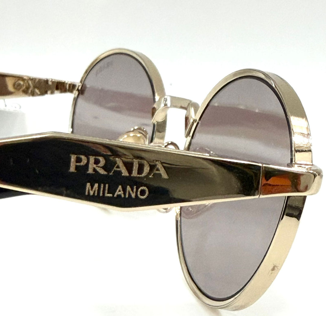 PRADA SPR65Z OVAL SUNGLASSES