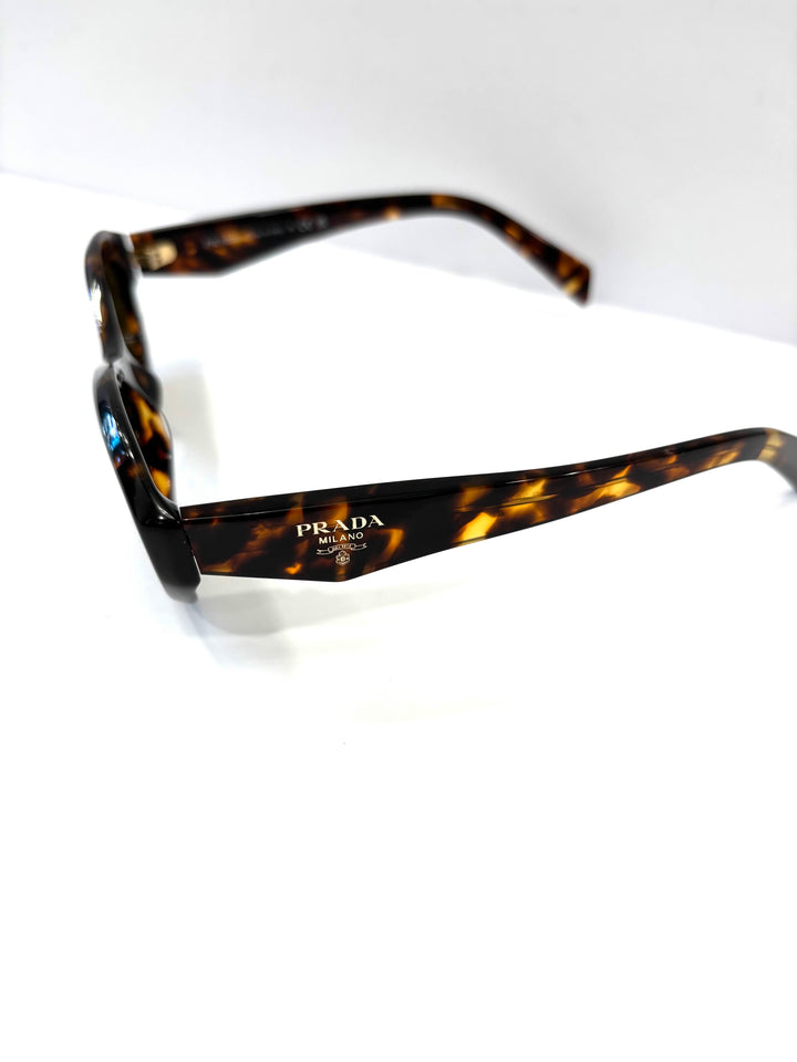 PRADA SYMBOLE OVAL FRAME SUNGLASSES