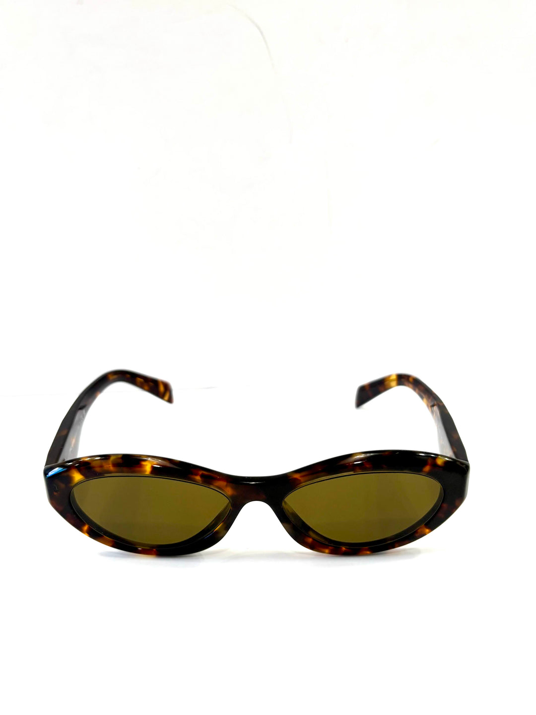 PRADA SYMBOLE OVAL FRAME SUNGLASSES
