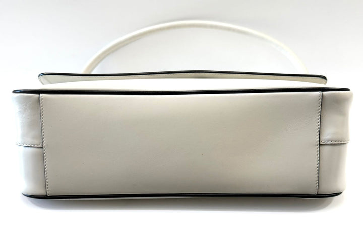 PRADA VITELLO GYM CALFSKIN LEATHER VINTAGE SHOULDER BAG