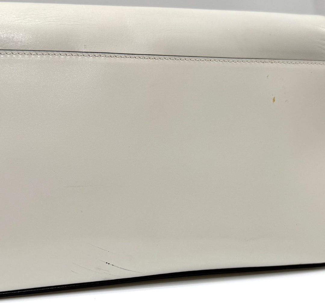 PRADA VITELLO GYM CALFSKIN LEATHER VINTAGE SHOULDER BAG