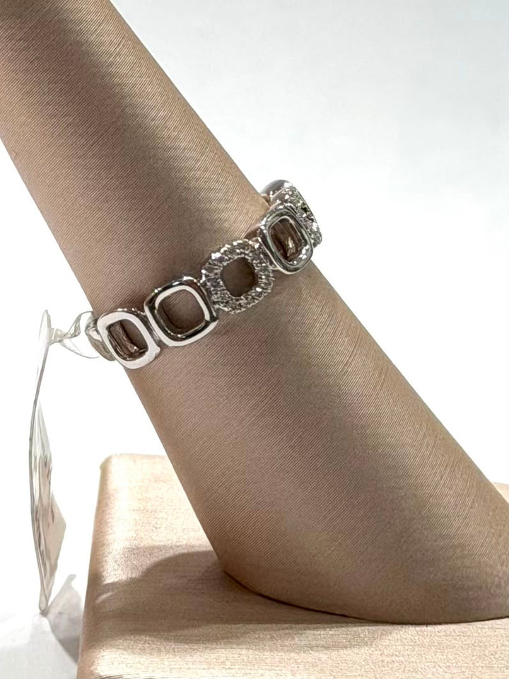 PRIMA 14K WHITE GOLD DIAMOND RING