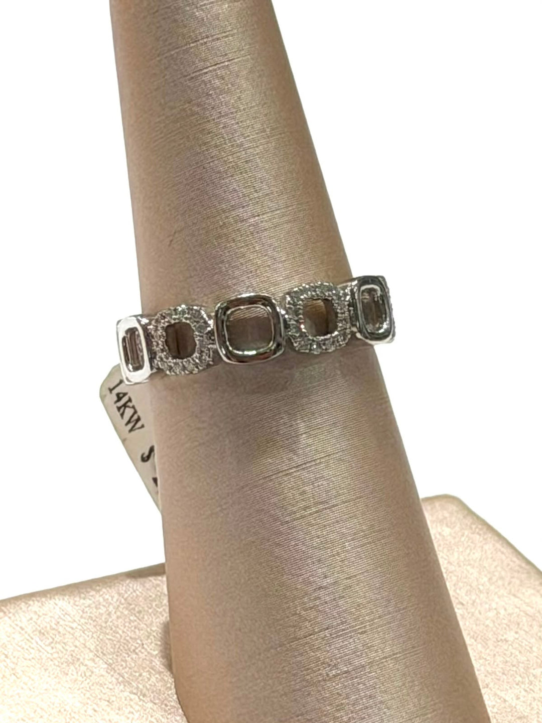 PRIMA 14K WHITE GOLD DIAMOND RING