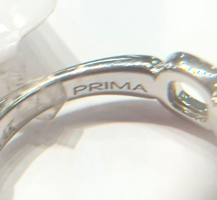 PRIMA 14K WHITE GOLD DIAMOND RING