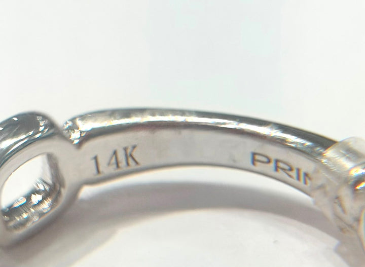 PRIMA 14K WHITE GOLD DIAMOND RING