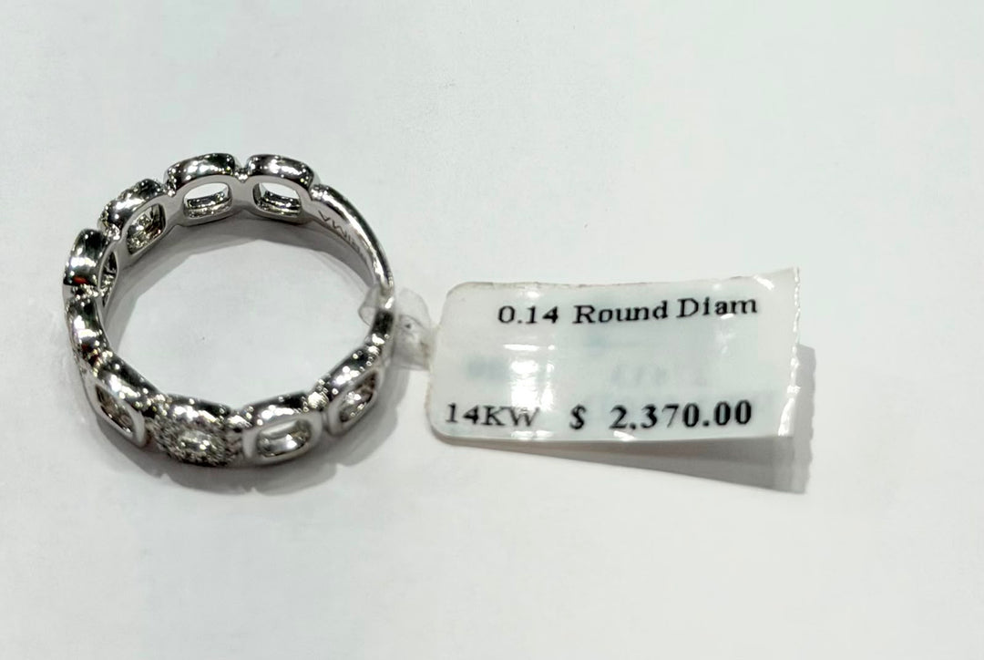 PRIMA 14K WHITE GOLD DIAMOND RING