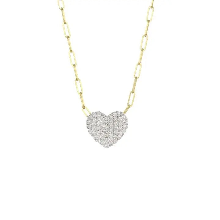 PHILLIPS HOUSE MINI INFINITY DIAMOND HEART NECKLACE