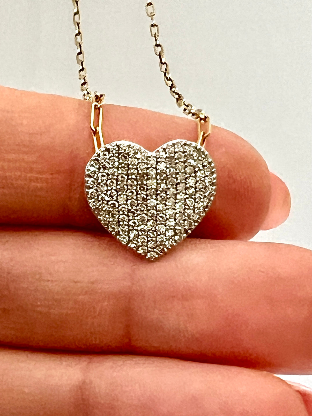 PHILLIPS HOUSE MINI INFINITY DIAMOND HEART NECKLACE