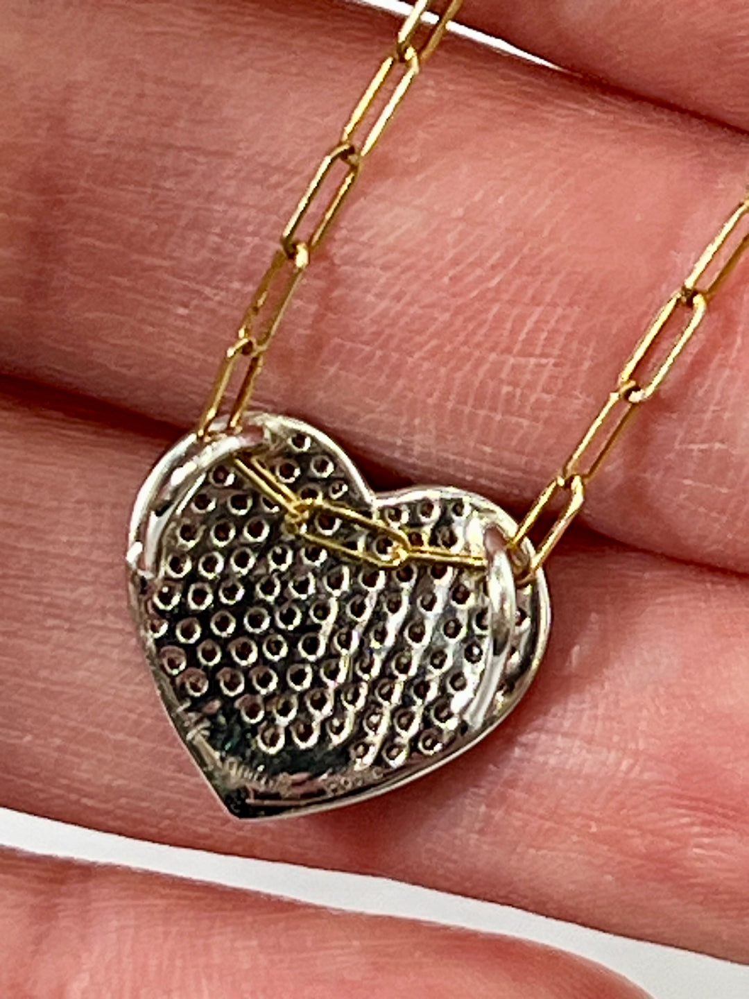 PHILLIPS HOUSE MINI INFINITY DIAMOND HEART NECKLACE