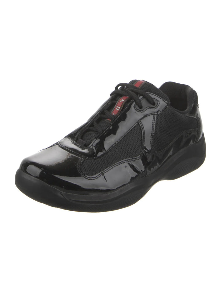 PRADA AMERICAS CUP PATENT MESH TRAINERS
