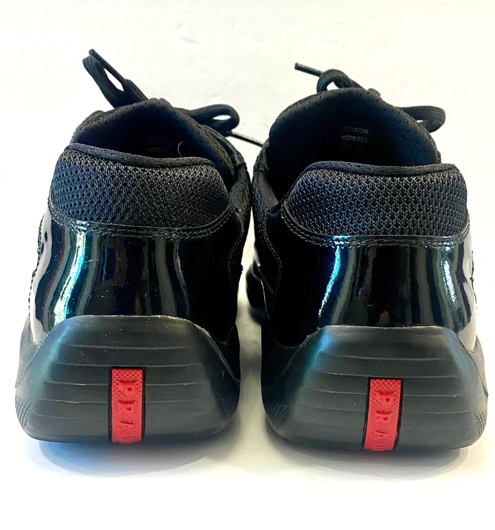PRADA AMERICAS CUP PATENT MESH TRAINERS