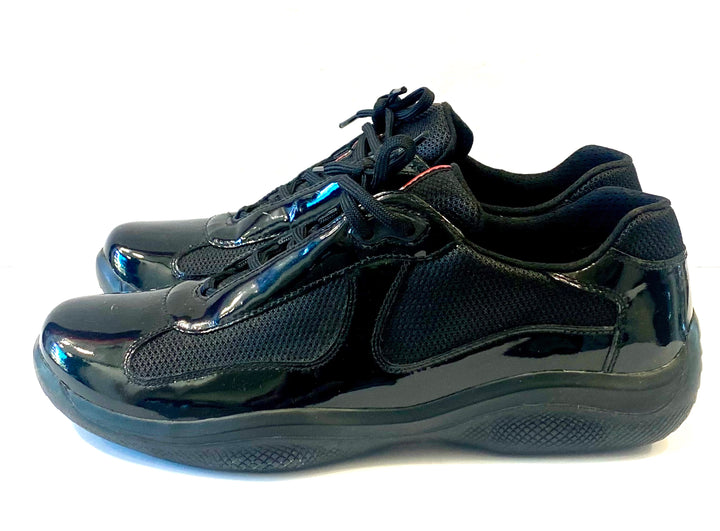 PRADA AMERICAS CUP PATENT MESH TRAINERS