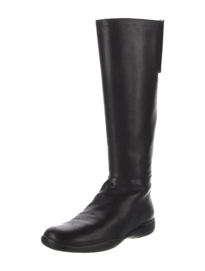 PRADA LINEA ROSSA NAPPA LEATHER TALL BOOTS – Caroline's Fashion