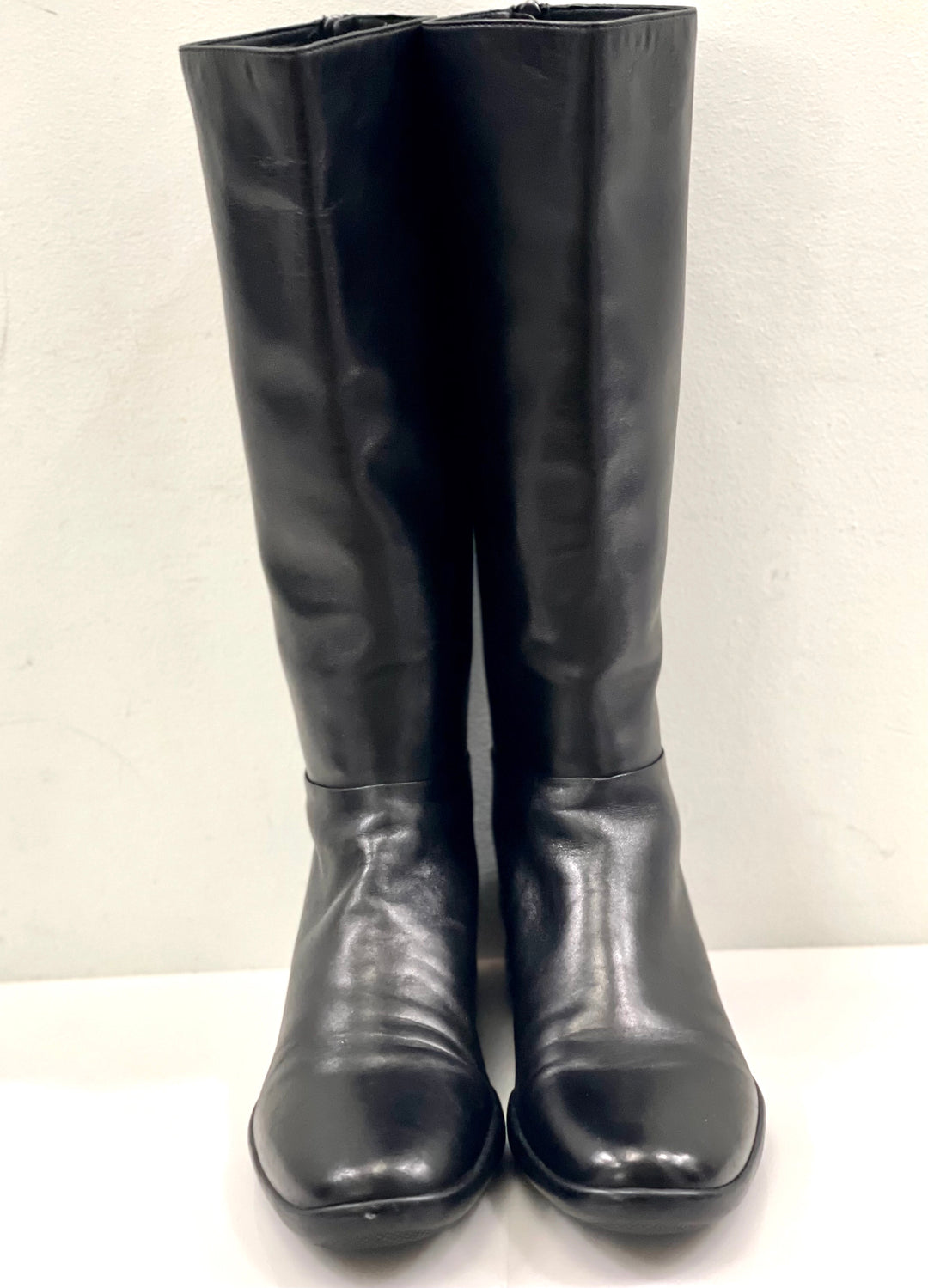 PRADA LINEA ROSSA NAPPA LEATHER TALL BOOTS