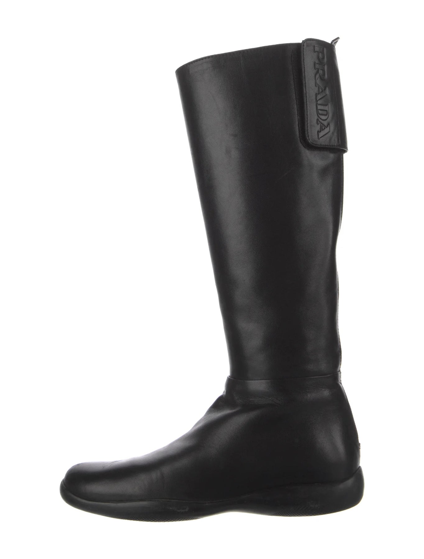 PRADA LINEA ROSSA NAPPA LEATHER TALL BOOTS – Caroline’s Fashion