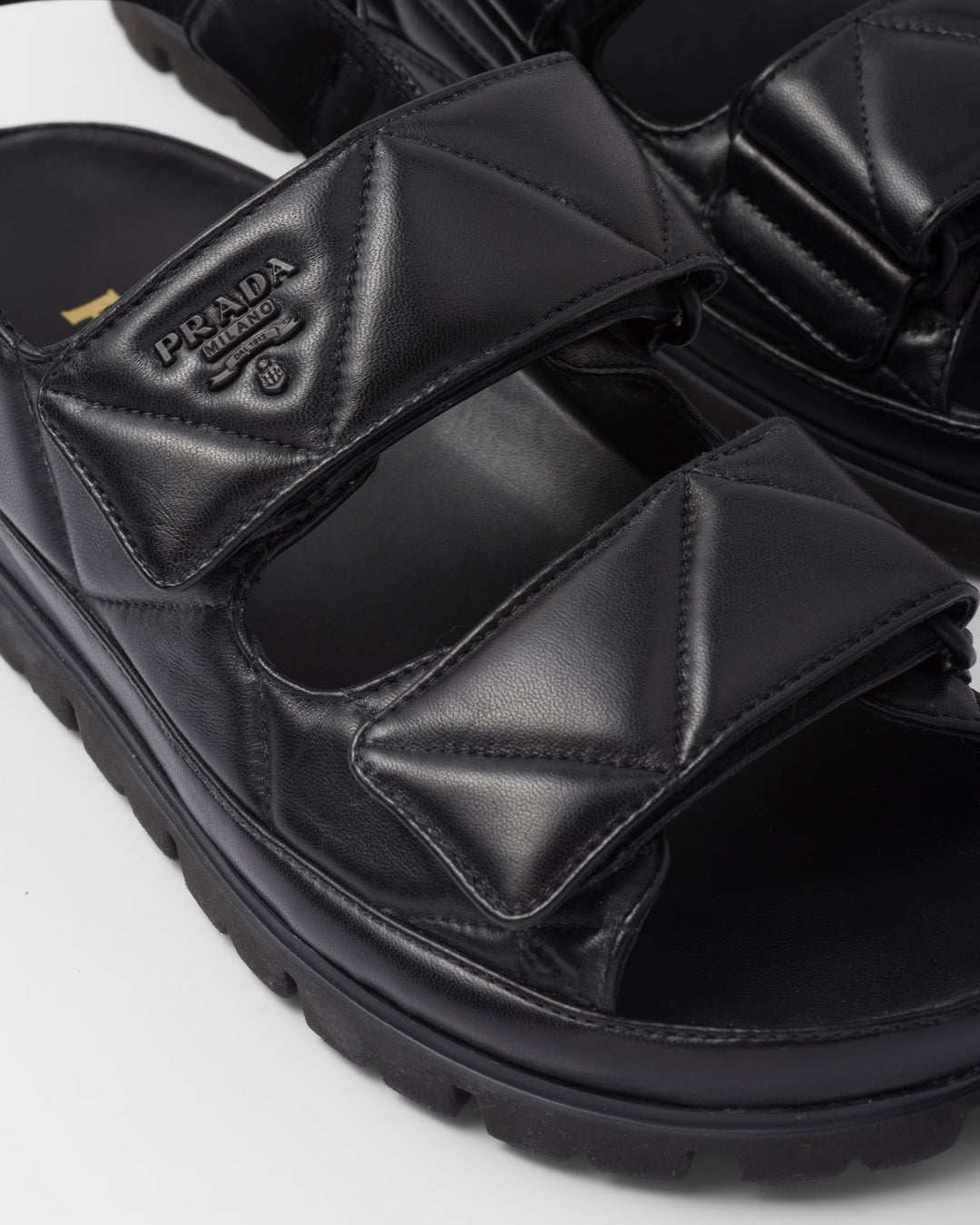 Prada Nappa Leather Sandals Quilted Nappa Leather Prada Quilted