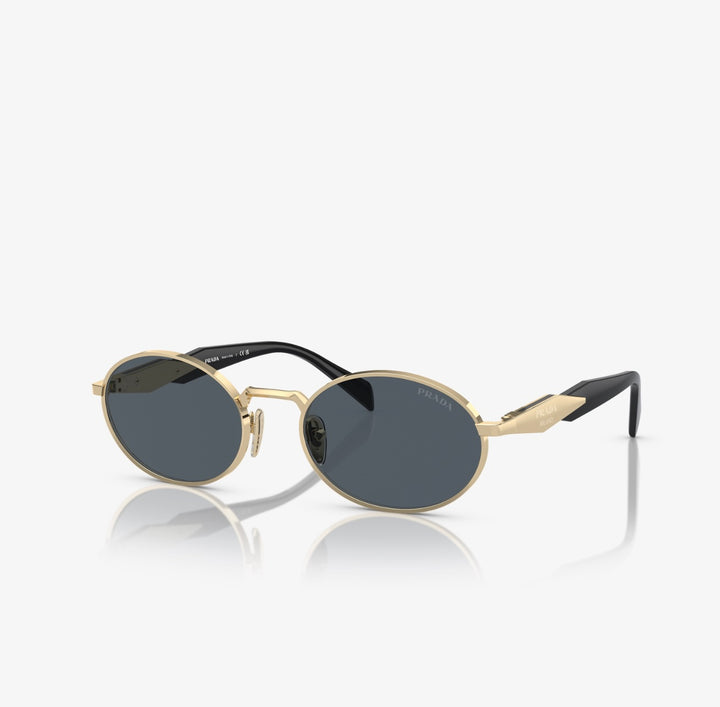 PRADA PR65ZS OVAL METAL FRAME SUNGLASSES