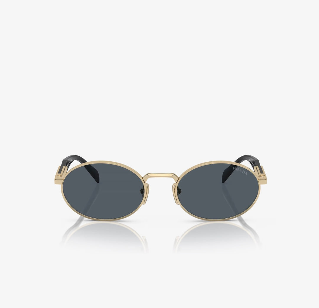 PRADA PR65ZS OVAL METAL FRAME SUNGLASSES